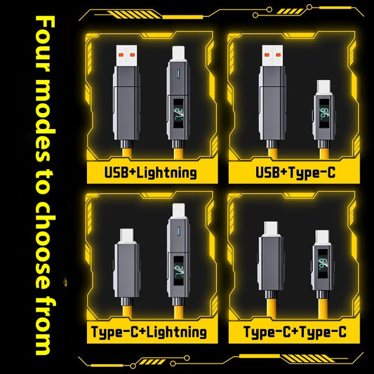 Cargador Portátil Súper Rápido PD 100W con Pantalla LED Digital - Image 2