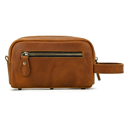 Bolso de Cuero Crazy Horse Gran Capacidad - Cartera de Mano Premium - Image 12