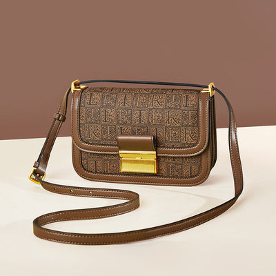 Bolsa Mensajera Retro Tofu de Un Hombro - Versátil y Elegante - Image 12