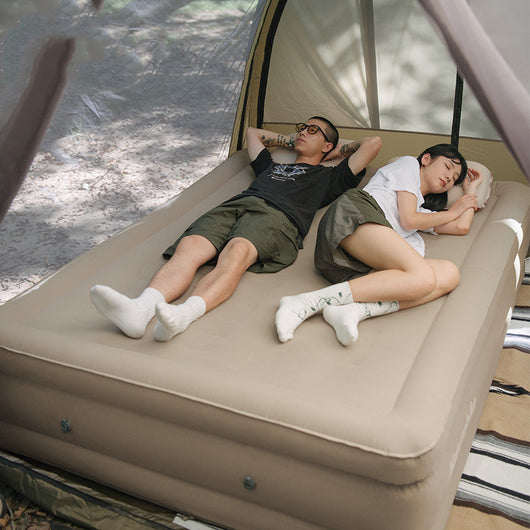 Colchón Inflable de Piel de Melocotón para Exterior