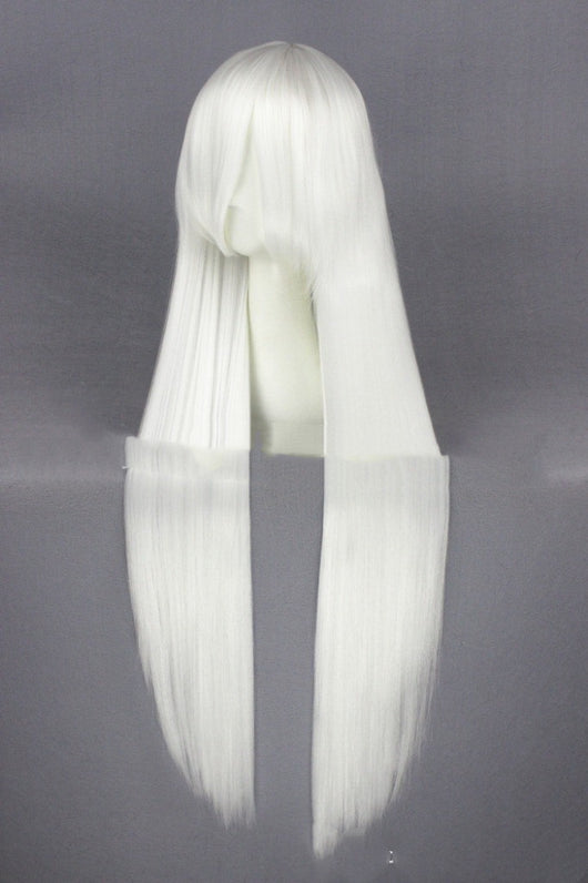 Extensiones de Cabello Liso 100cm Blanco Universal - Image 2