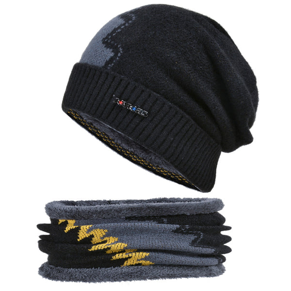 Gorro Tejido para Hombre con Forro Polar y Capucha - Diseño Versátil