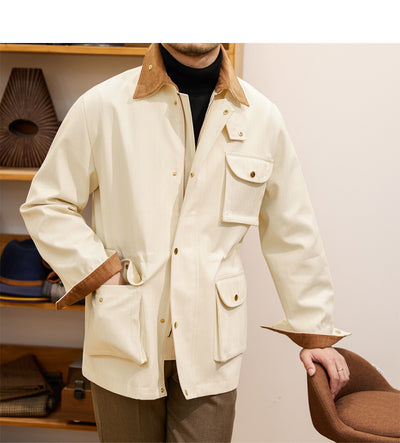 Abrigo Trench Grueso Retro Kaji - Image 10