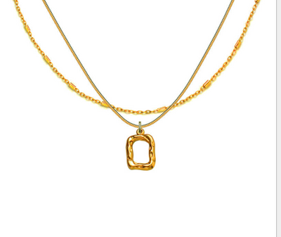 Cadena Doble Capa en Oro 18K para Escote - Cinturón Elegante de Influencer - Image 7