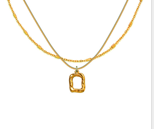 Cadena Doble Capa en Oro 18K para Escote - Cinturón Elegante de Influencer - Image 7