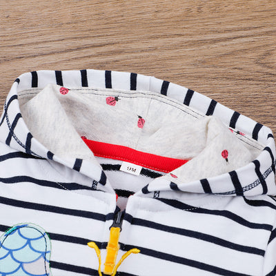Conjunto Infantil Sudadera con Cierre y Estampado Divertido - Dos Piezas - Image 3