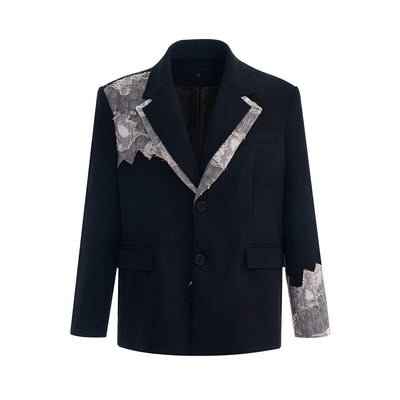 Blazer de Hombre con Pespunte de Encaje - Image 2