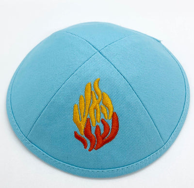 Kipá de Algodón Twill Flame - Pequeño - Image 4