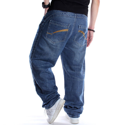 Jeans Hip-Hop Talla Grande para Hombre - Estilo Urbano Tendencia - Image 4