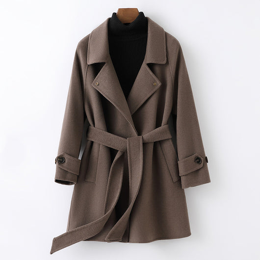 Abrigo Reversible de Cachemira para Mujer - Doble Personalidad - Image 7