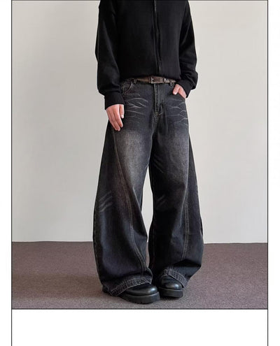 Pantalones Hombre Relaxed Premium Pierna Ancha Versátiles - Image 9