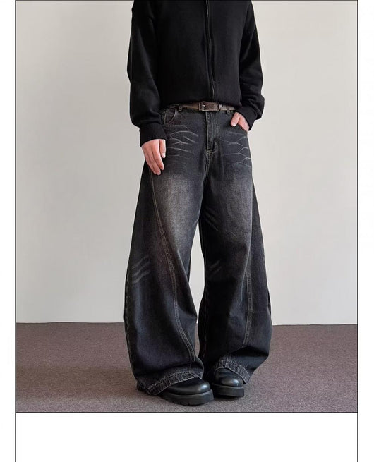 Pantalones Hombre Relaxed Premium Pierna Ancha Versátiles - Image 9