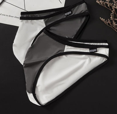 Bóxer Hombre Tela Ice Silk Cintura Baja Bolsa U Reforzada - Image 5