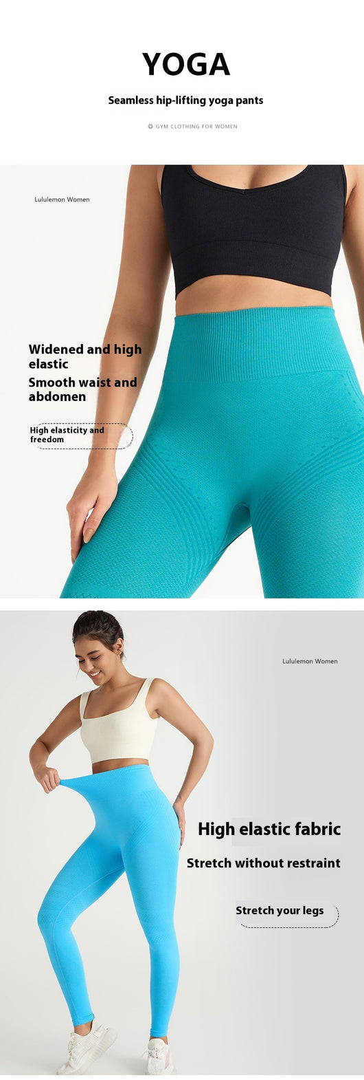 Pantalones Deportivos Levanta Glúteos Cintura Alta - Image 20