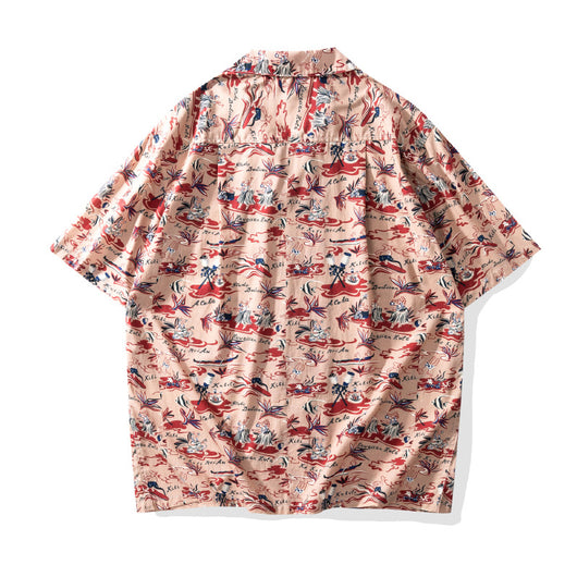 Camisa Hawaiana Cuello Cubano Floral - Image 65