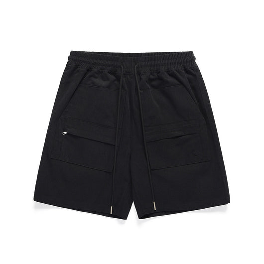 Shorts Militares con Cintura Elástica y Bolsillos con Parches - Image 5
