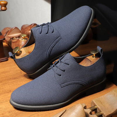Zapatos Casuales de Cuero para Hombre Talla Grande - Gamuza Premium - Image 10