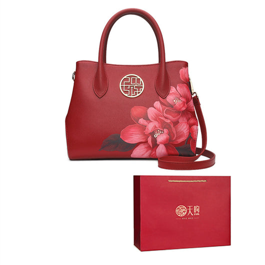 Bolso de Cuero para Mujer Estilo Oriental Elegante - Image 3