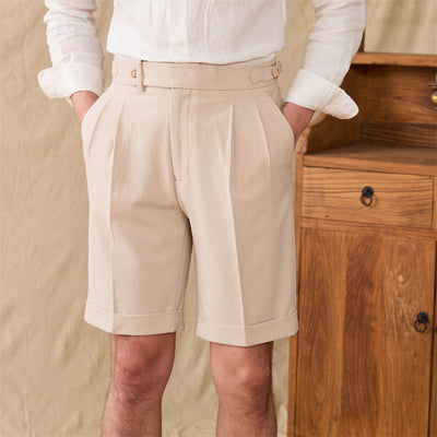 Shorts Ligeros de Verano para Hombre Estilo Británico Italiano - Image 5