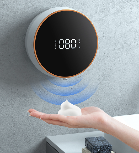 Dispensador Automático de Sanitizante con Sensor Infrarrojo, Pantalla LED y Carga USB - Image 13