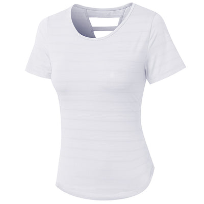 Ropa Yoga Suelta para Mujer con Mangas Cortas - Image 19