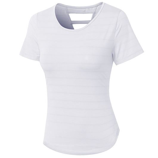 Ropa Yoga Suelta para Mujer con Mangas Cortas - Image 19