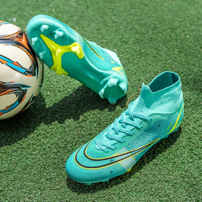 Botines de Fútbol Hombre Caña Alta AG Tacos Césped Artificial - Image 5