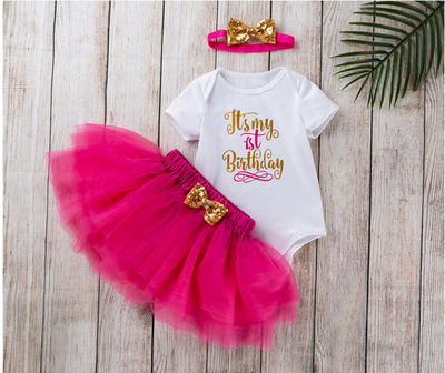 Blusa Infantil Estampada con Malla y Falda Coordinada - Image 14