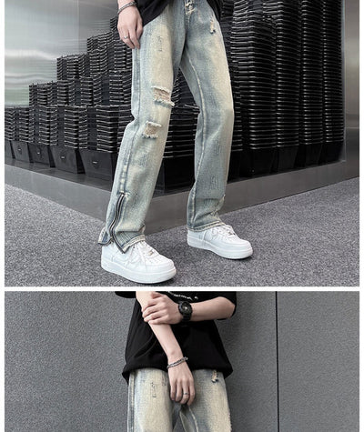 Jeans Holgados para Hombre con Cierre Lateral - Colección Primavera Verano - Image 10