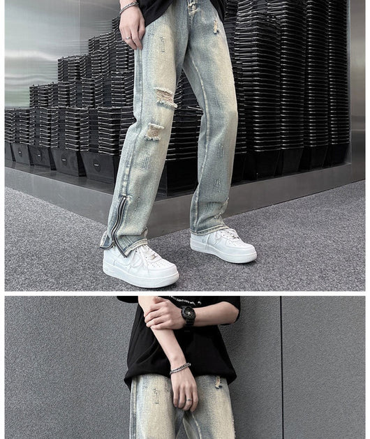 Jeans Holgados para Hombre con Cierre Lateral - Colección Primavera Verano - Image 10