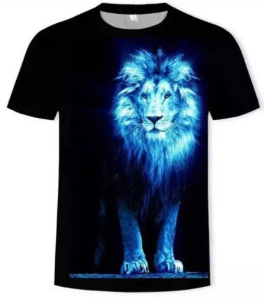 Camiseta Estampado 3D Águila, Lobo y León - Image 8