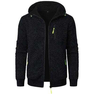 Cardigan Deportivo con Capucha Jacquard para Hombre - Image 5