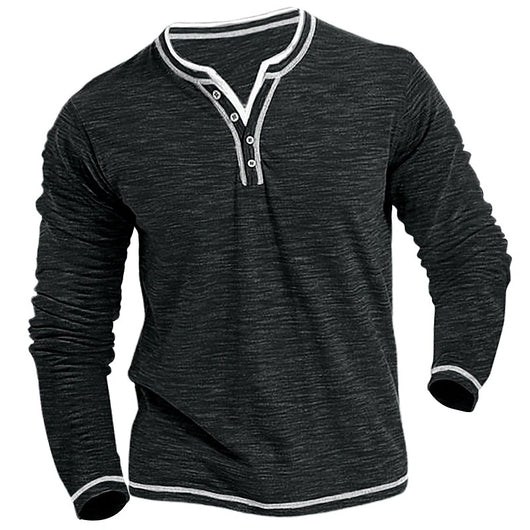 Playera Henley Stretch Suave y Cómoda - Image 3