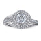 Anillo de Diamante Simulado Estilo Europeo Americano Elegante