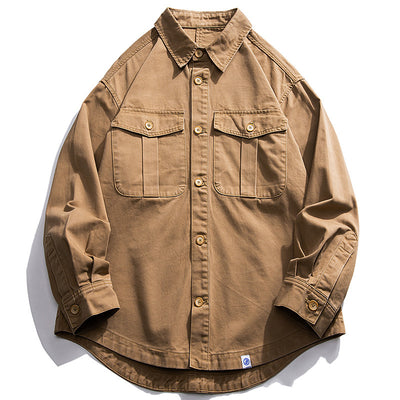 Chaqueta Camisa Suelta para Hombre - Estilo Moderno - Image 5