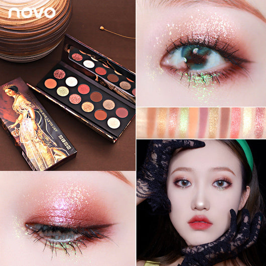 Sombra de Ojos Nacarada Tierra Impermeable 3D - Maquillaje Profesional