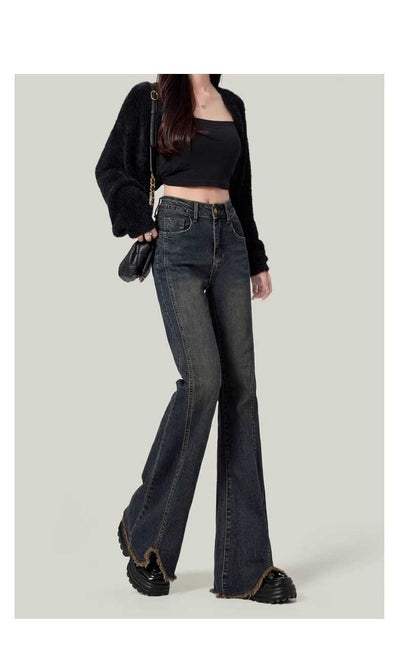Jeans Retro Acampanados para Mujer - Estilo Clásico Americano - Image 18