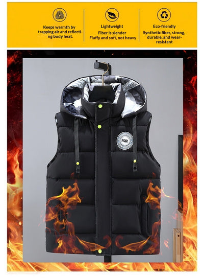Chaleco Acolchado Grueso para Hombre - Abrigador y Versátil - Image 31