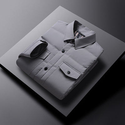 Chaqueta Polo con Plumón de Pato Blanco Premium - Abrigo Cálido y Elegante