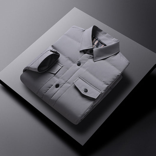 Chaqueta Polo con Plumón de Pato Blanco Premium - Abrigo Cálido y Elegante