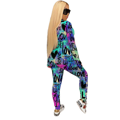 Jumpsuit Deportivo con Estampado de Personalidad - Image 2
