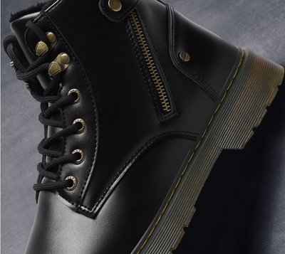 Botas Martin de Caña Alta con Cierre para Hombre - Estilo Urbano Elevado - Image 15