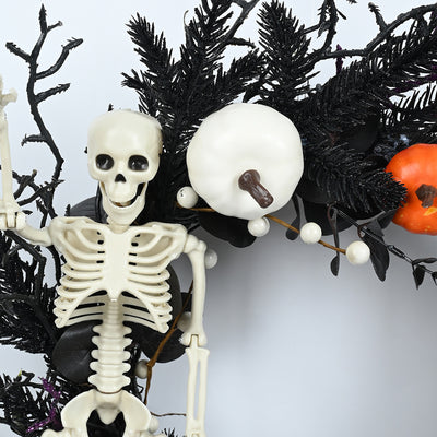 Corona Decorativa Halloween para Puerta - Adorno Festivo Colgante - Image 7