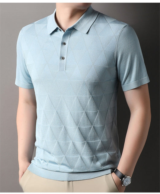 Camiseta Manga Corta Hombre Ice Silk Transpirable Secado Rápido - Image 19