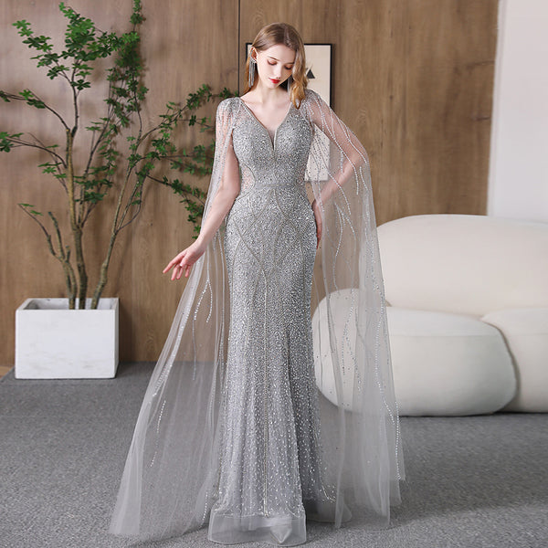 Vestido de Noche Sirena Elegante Efecto Reductor para Anfitriona