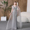 Vestido de Noche Sirena Elegante Efecto Reductor para Anfitriona