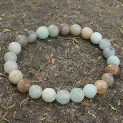 Pulsera de Energía Curativa Natural Extensible Pulida para Hombre - Image 9
