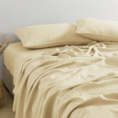 Sábana de Lino Puro Antibacteriana de Una Pieza con Absorción de Transpiración - Image 18