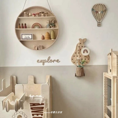 Globo Aerostático de Ratán con Arcoíris, Estrellas y Luna para Decoración Infantil - Image 15