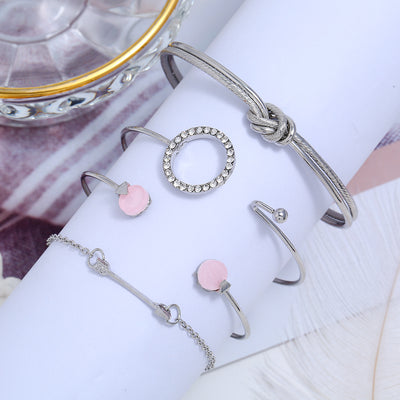 Pulsera de Diamante con Círculo Anudado y Flecha de Personalidad - Image 30